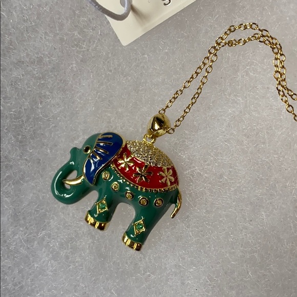 Elephant necklace (sterling silver) - Picture 2 of 4